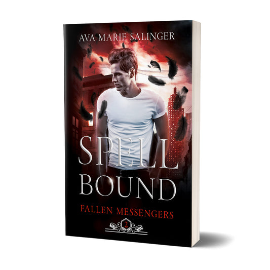 Spellbound (Fallen Messengers Book 2) PAPERBACK gay romantic fantasy author ava marie salinger