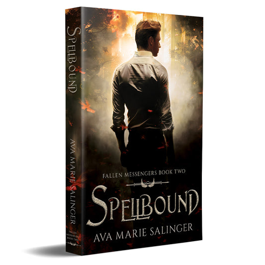 Spellbound (Fallen Messengers Book 2) PAPERBACK gay romantic fantasy author ava marie salinger