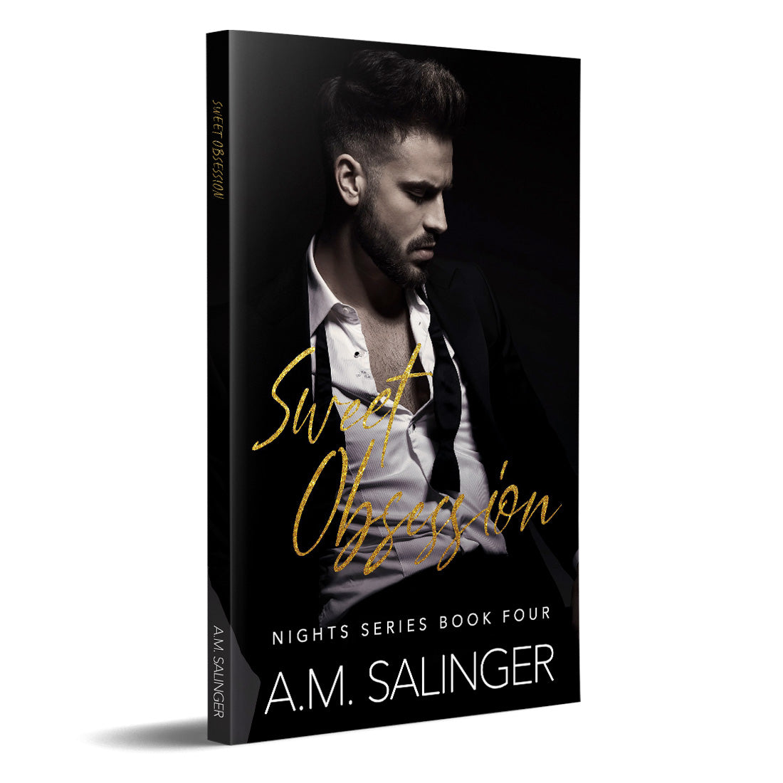 Sweet Obsession (Nights Series 4) PAPERBACK contemporary mm romance author am salinger