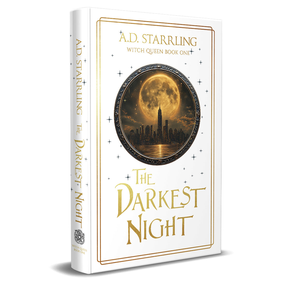 The Darkest Night (Witch Queen Book 1) Special Edition HARDBACK urban fantasy action adventure paranormal romance author ad starrling