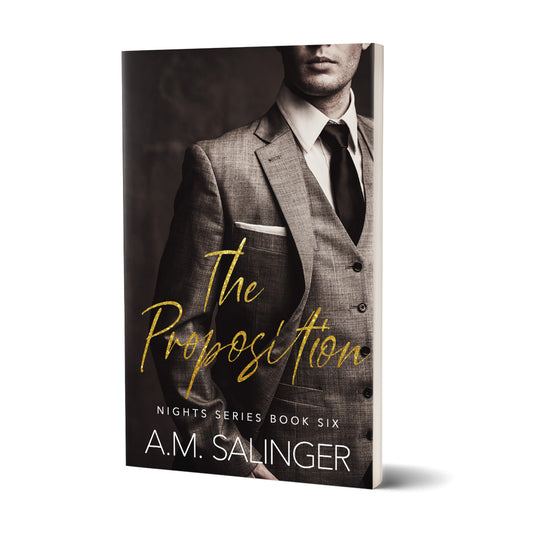 The Proposition (Nights Series 6) PAPERBACK contemporary mm romance author am salinger