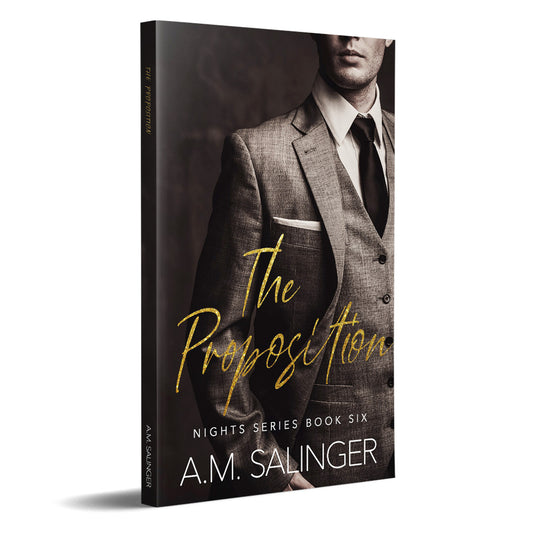 The Proposition (Nights Series 6) PAPERBACK contemporary mm romance author am salinger