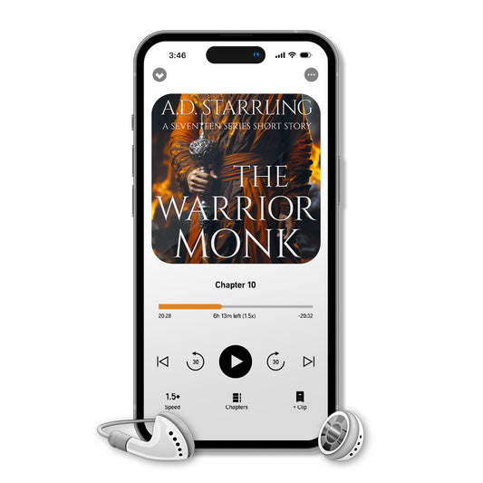 The Warrior Monk (A Seventeen Series Short Story) AUDIOBOOK supernatural thriller urban fantasy author ad starrling