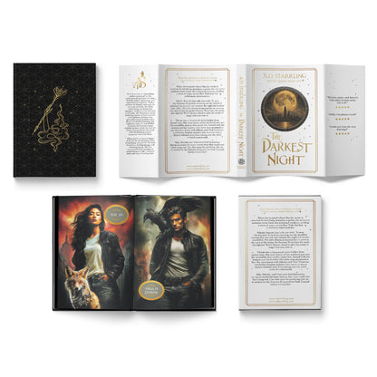 The Darkest Night (Witch Queen Book 1) Special Edition HARDBACK urban fantasy action adventure paranormal romance author ad starrling