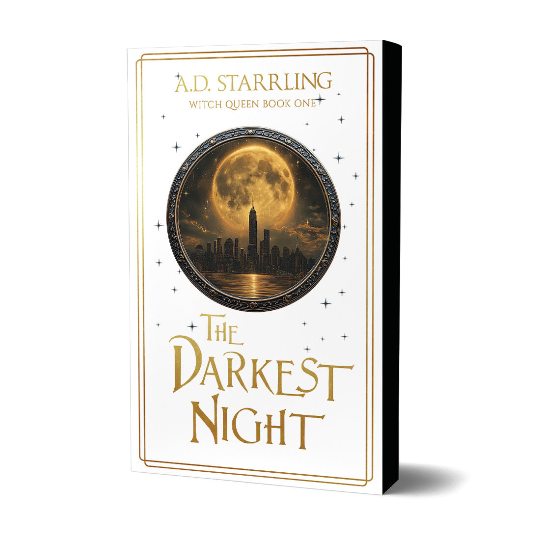 The Darkest Night (Witch Queen Book 1) Special Edition PAPERBACK urban fantasy action adventure paranormal romance author ad starrling