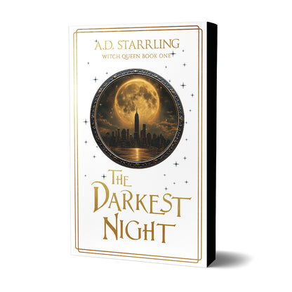 The Darkest Night (Witch Queen Book 1) Special Edition PAPERBACK urban fantasy action adventure paranormal romance author ad starrling