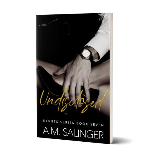 Undisclosed (Nights Series 7) PAPERBACK contemporary mm romance author am salinger