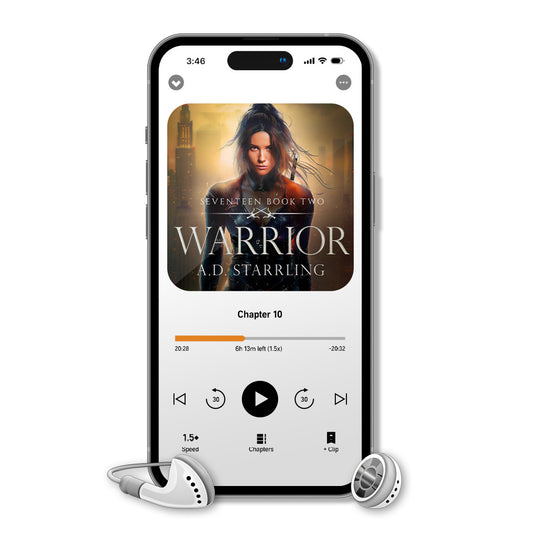 Warrior (Seventeen Series Book 2) AUDIOBOOK supernatural thriller urban fantasy author ad starrling