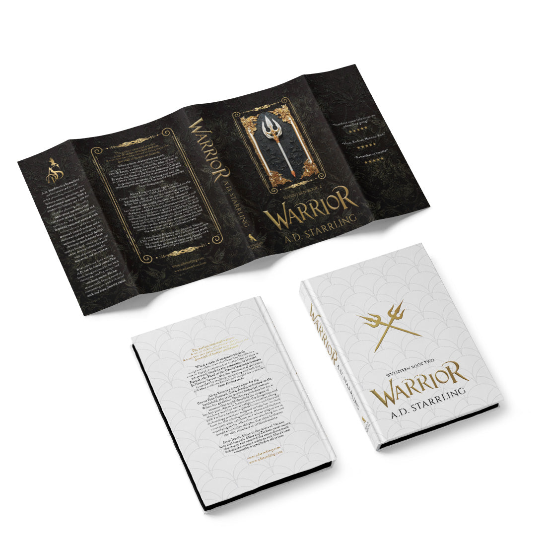 Warrior (Seventeen Series Book 2) Special Edition HARDBACK supernatural thriller urban fantasy author ad starrling