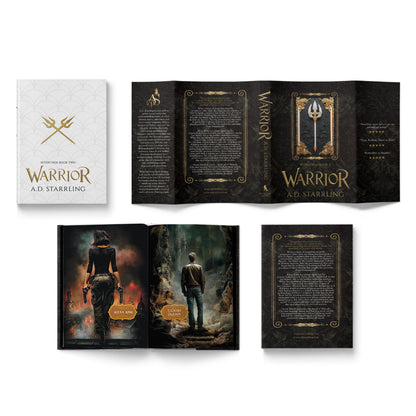 Warrior (Seventeen Series Book 2) Special Edition HARDBACK supernatural thriller urban fantasy author ad starrling