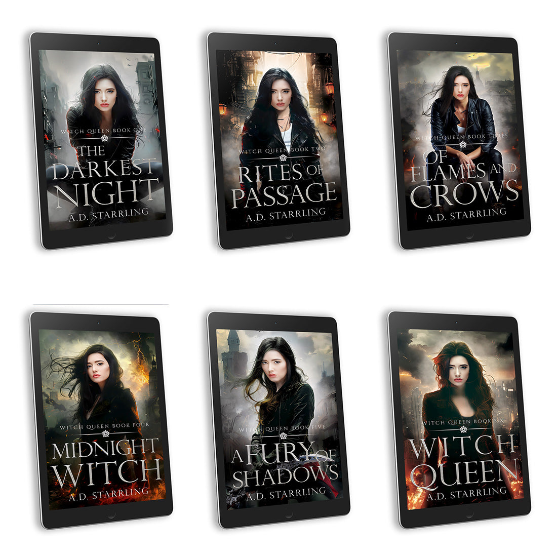 Witch Queen Books 1-6 EBOOK BUNDLE urban fantasy action adventure paranormal romance author ad starrling