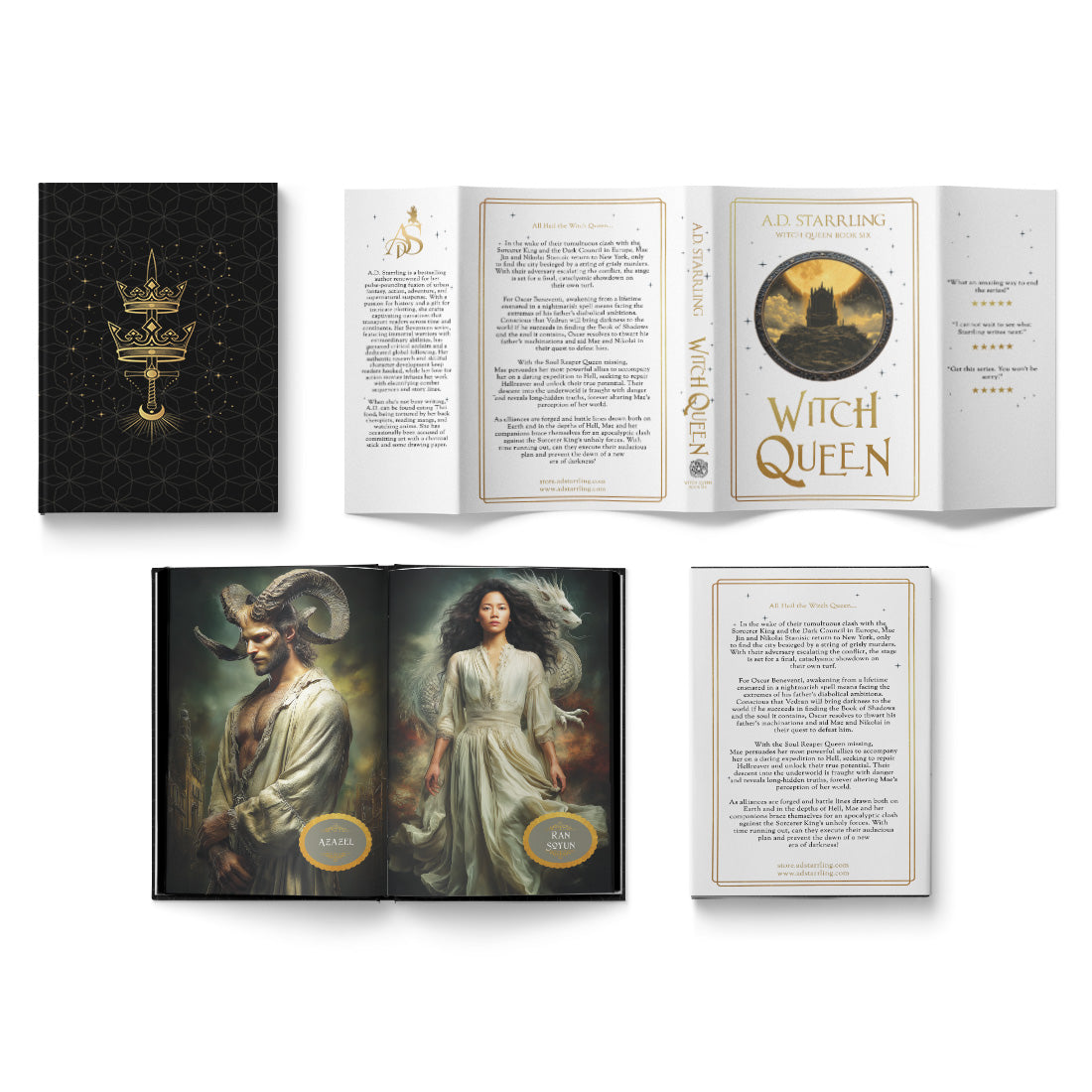 Witch Queen (Witch Queen Book 6) Special Edition HARDBACK urban fantasy action adventure paranormal romance author ad starrling